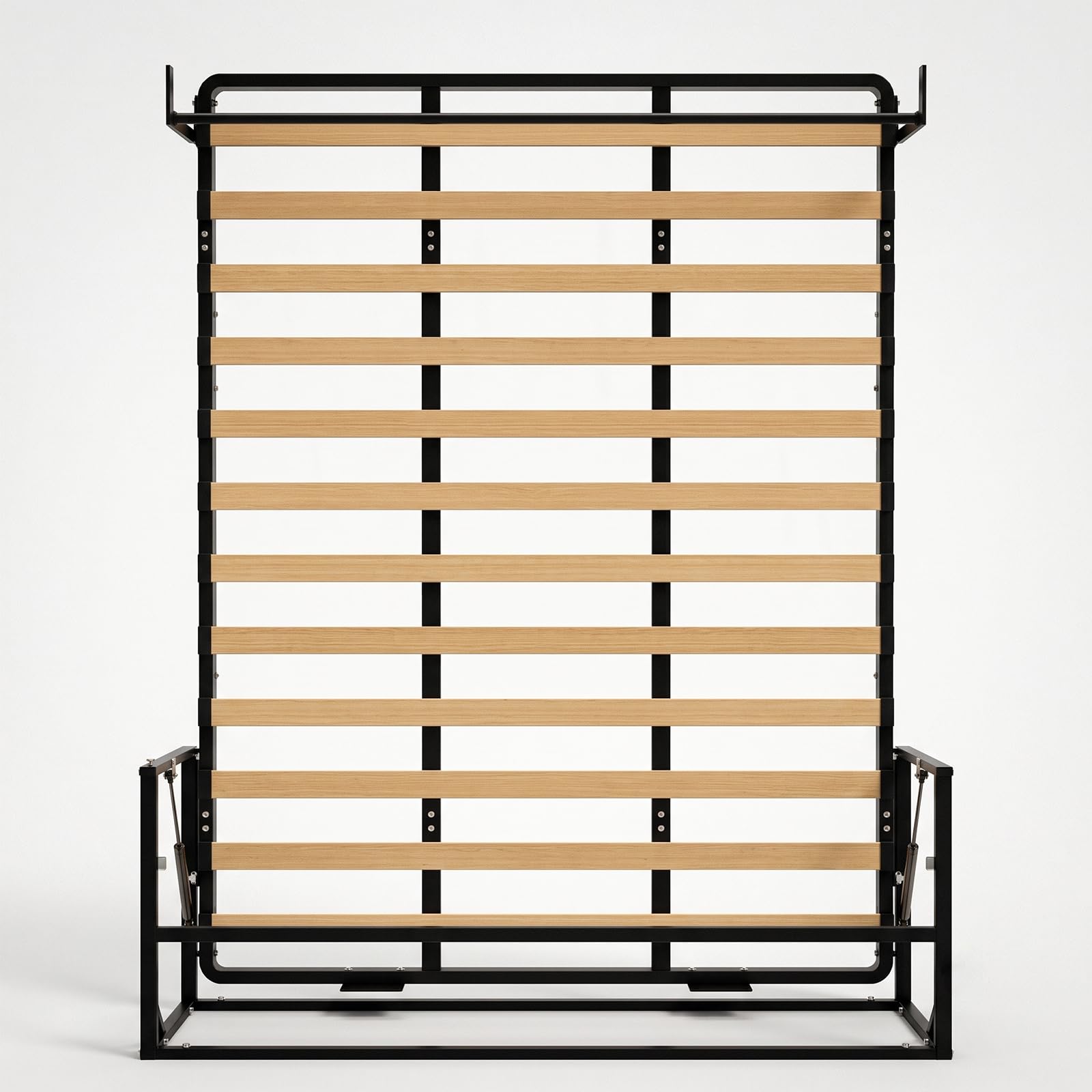 View 1 of **Unknown if missing parts** TooCust Vertical Murphy Wall Bed Frame Queen Size