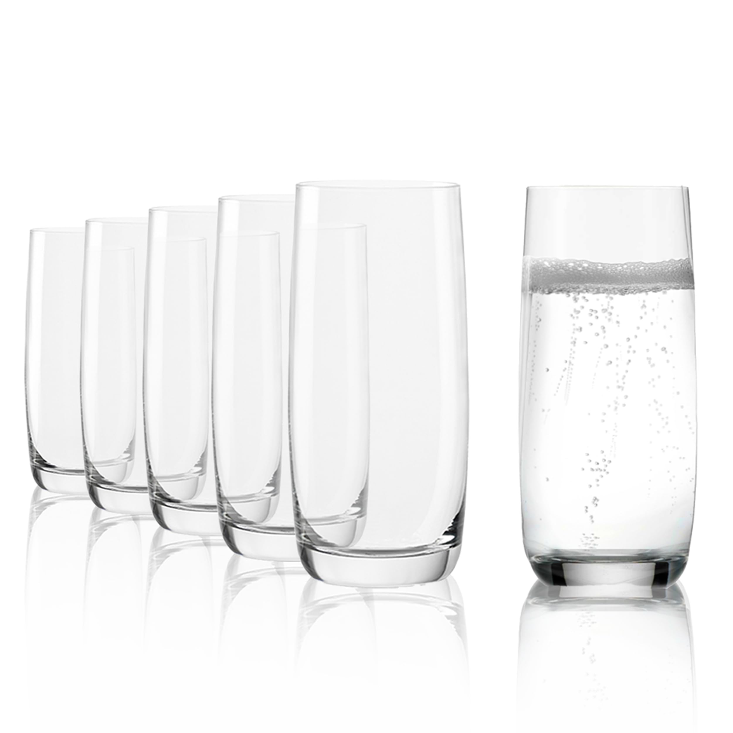 Stölzle Lausitz Weinland Longdrinkgläser Kristallglas 390 ml, 6er-Set