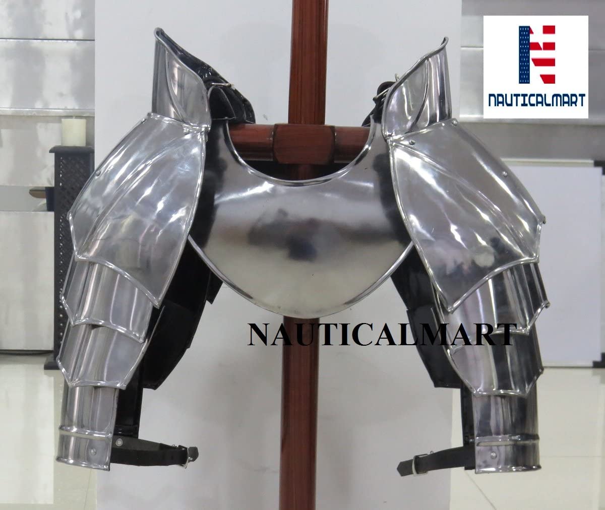 Steel Warrior Pauldron Medieval Shoulder Armor Set