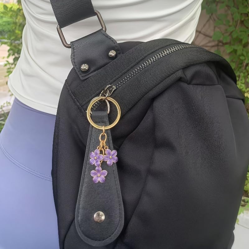 Flower Keychain, Flower Charms,Fashion Key Chains, Cute Keyring, Keychain Accessories - Image 5