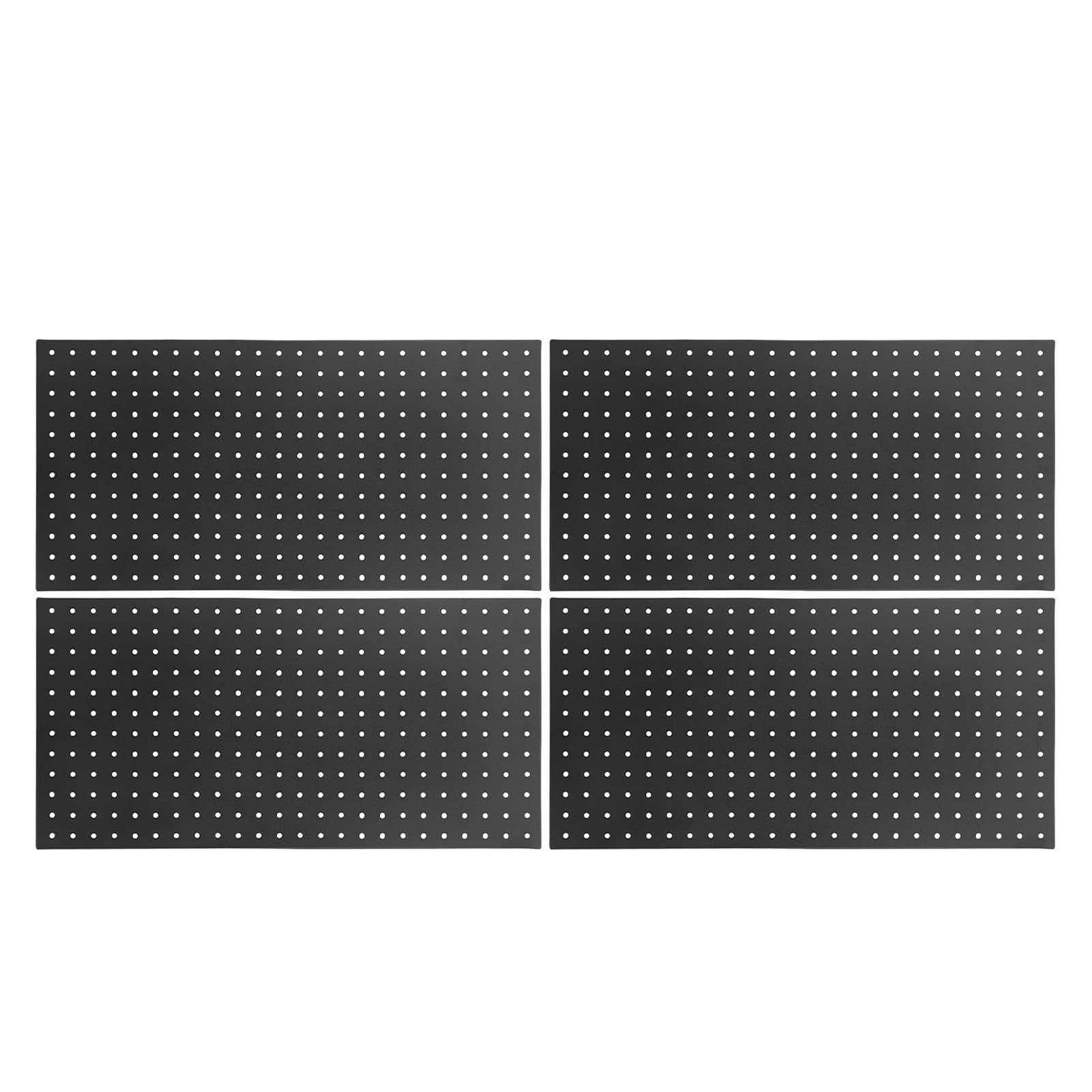 Gonetre Paneles de Pared de Tablero Perforado de Metal, Kit Organizador de Almacenamiento de Herramientas Modular Resistente para Garaje, Taller, Cuarto de Servicio, Acero con