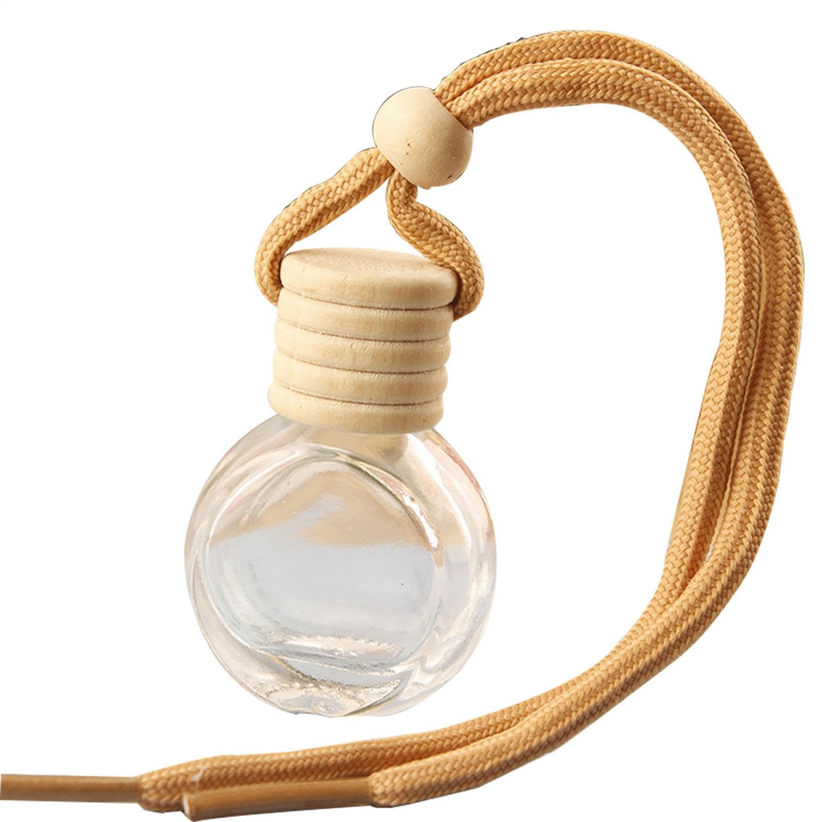 Diffusore per aromaterapia per auto in vetro sospeso - Deodorante per aria, bottiglia profumo auto