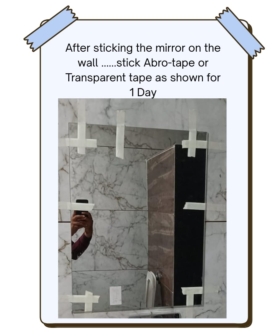 RUKAN Self-Adhesive Mirror - No Drill -6