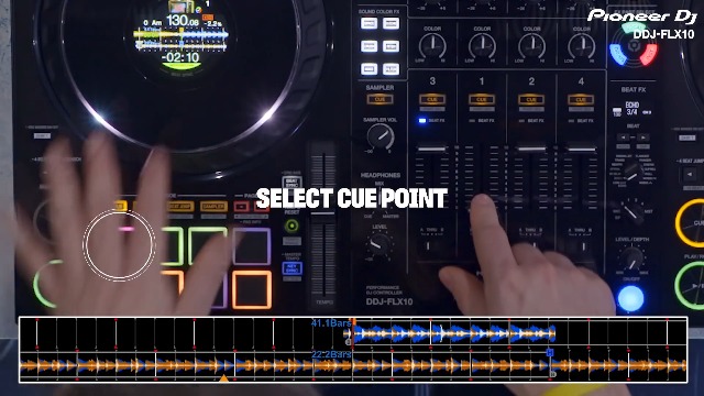 Pioneer DJ DDJ-FLX10 4-Deck DJ Controller | Track Separation