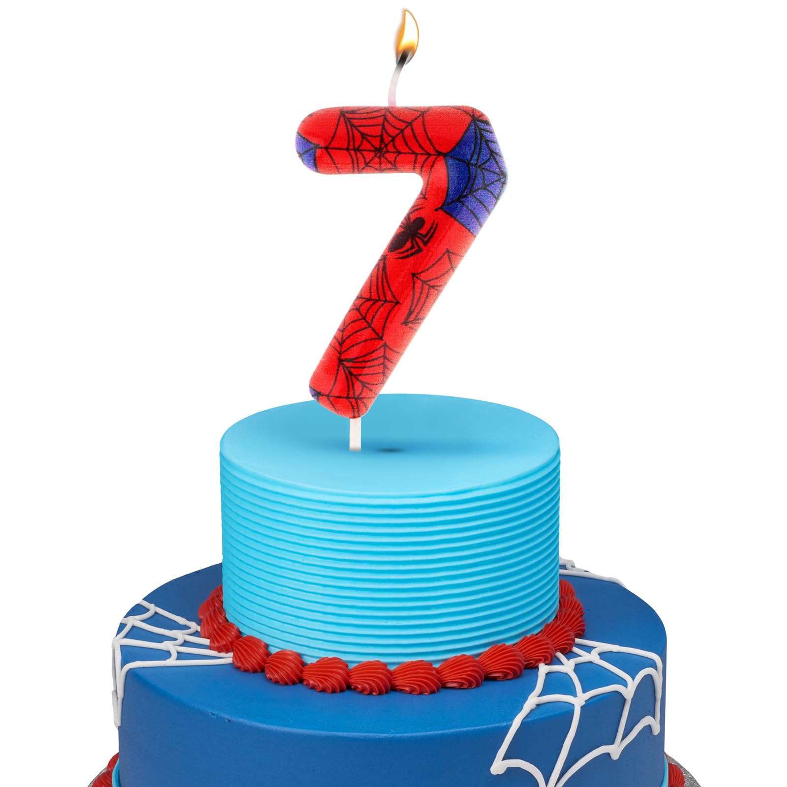 Amazon.co.jp: スパイダーマンナンバーキャンドル 7歳の誕生日