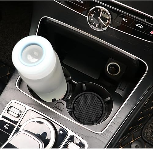 Miniatura 3 de XINLIYA Portavasos para automóvil, paquete de 4 posavasos universales antideslizantes de 2.79 pulgadas de diámetro, duradero, adecuado para la