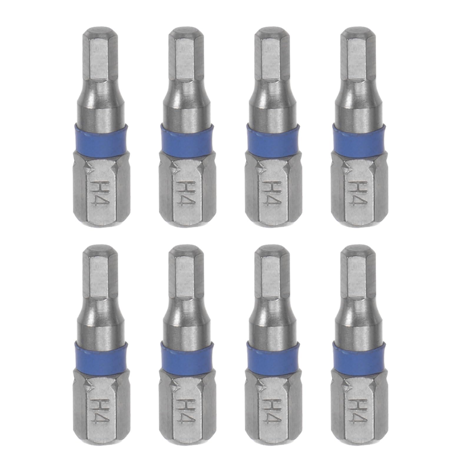 HARFINGTON 8pcs H4 Hex Screwdriver Bit 4mm 1/4