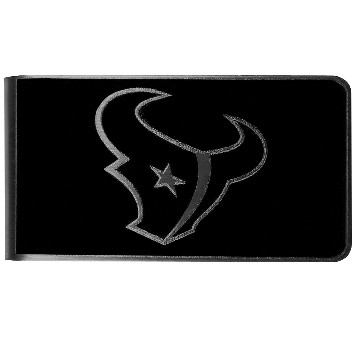 Siskiyou NFL Unisex Black and Steel Money Clip