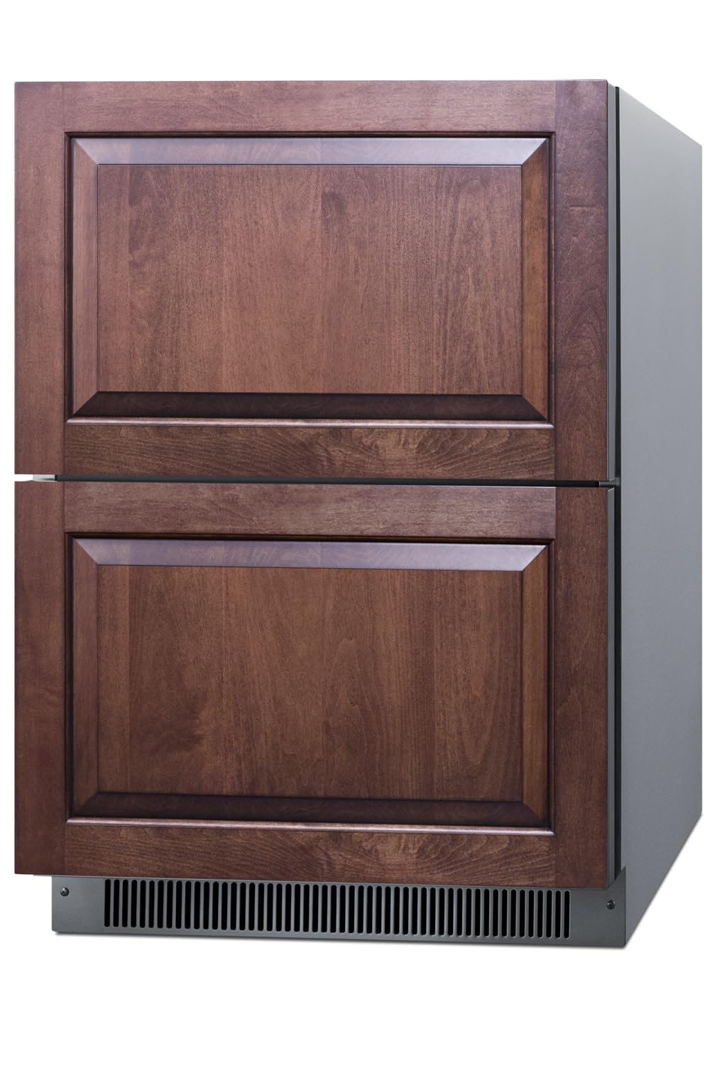 Summit 24” Two Drawer Freezer, 3.54 Cu.Ft. Capacity, ADA Compliant, Energy Star, Stainless Steel, Panel Ready Capable*- Adfd2d24 (*Panels Not Included) on Fridge.com - View 2