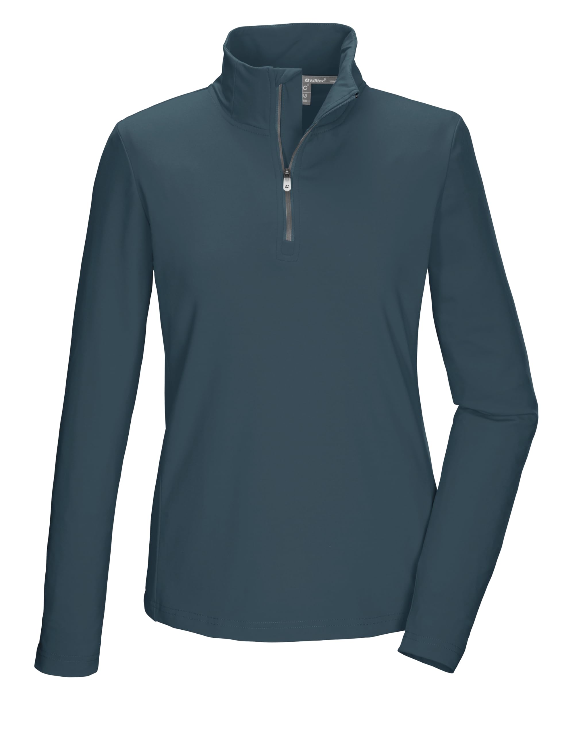 Killtec Damen Funktionsshirt/Fleeceshirt mit Stehkragen und Reißverschluss