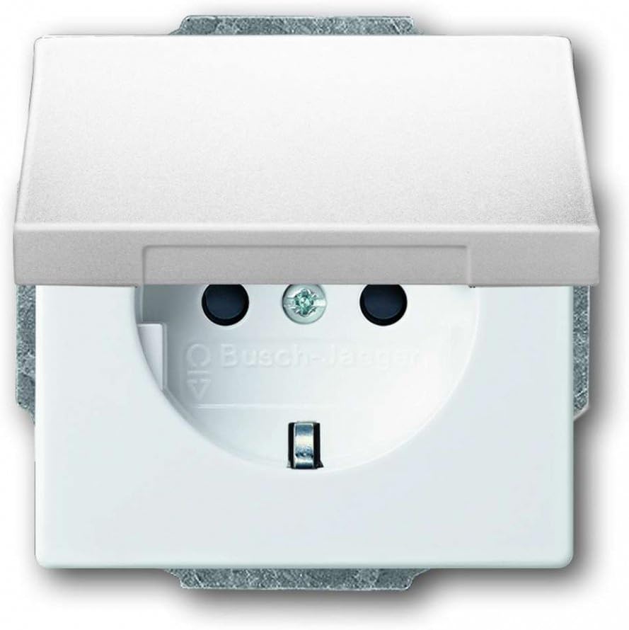 Розетки Schuko з відкидною кришкою BUSCH-JAEGER 20 EUK-84 [Клас енергоспоживання B]