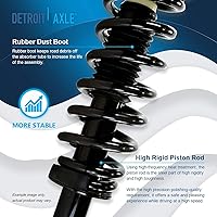 Vista 717 de Detroit Axle - Kit de suspensión delantera de 10 piezas para Chevy Aveo Aveo5 Pontiac G3 Wave 2 Ready Struts Assembly 2 Enlaces de barra