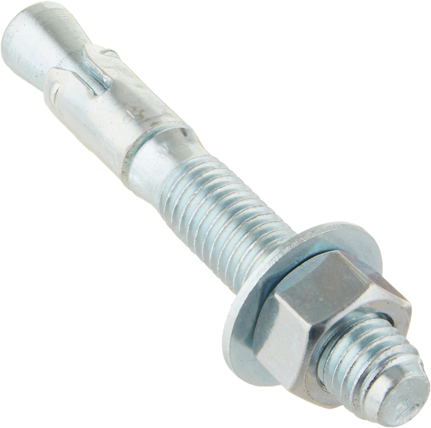 Powers Fastening Innovations 7422SD1 Power-Stud and Sd1 1/2-Inch by 3-3/4-Inch Type Carbon Steel Wedge Expansion Anchor Carbon Steel Clip, 50 Per Box