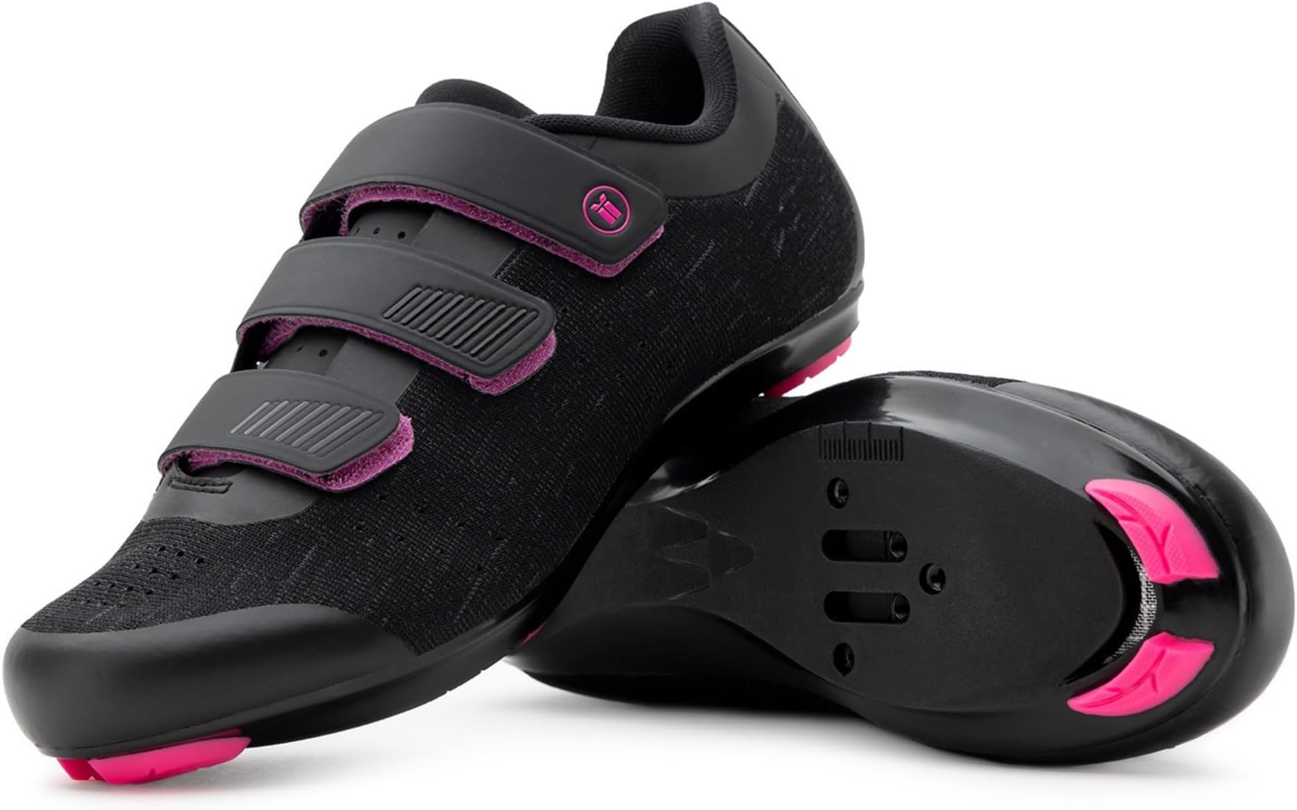 Pista All Purpose Ready to Ride Indoor Cycling Shoes Women Bundle - Comfortable, Breathable Spin Shoes Women Indoor Cycling Cleats - Look Delta & SPD Compatible