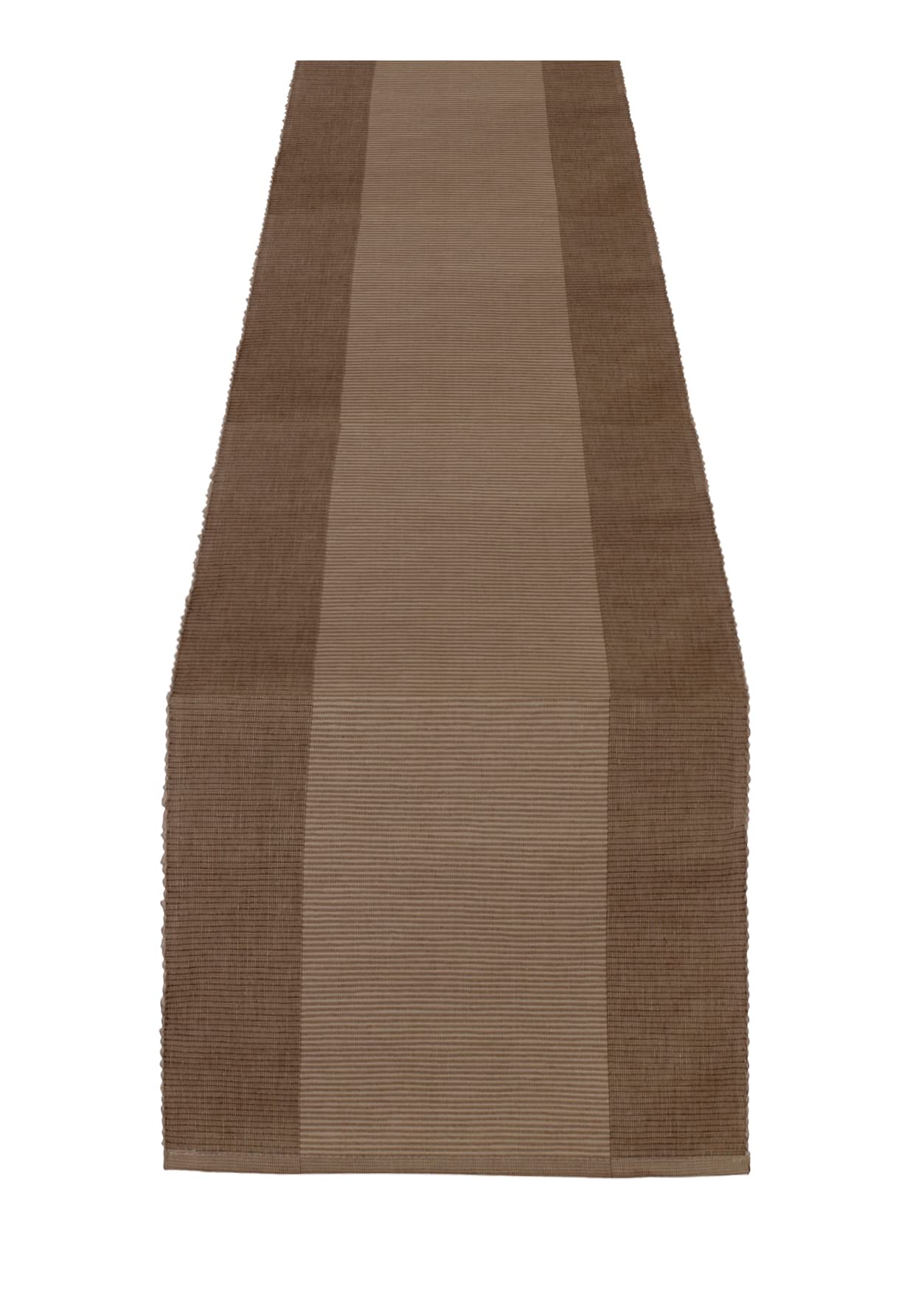 LushomesLushomes Table Runner, for 4 Seater,Center Table,Dining Table Decorative Items,for Living Room, Cotton Dinning Coffee &Tea Table Runner, Ribbed (13x51 Inches, Pack of 1) (Biscuit Beige)