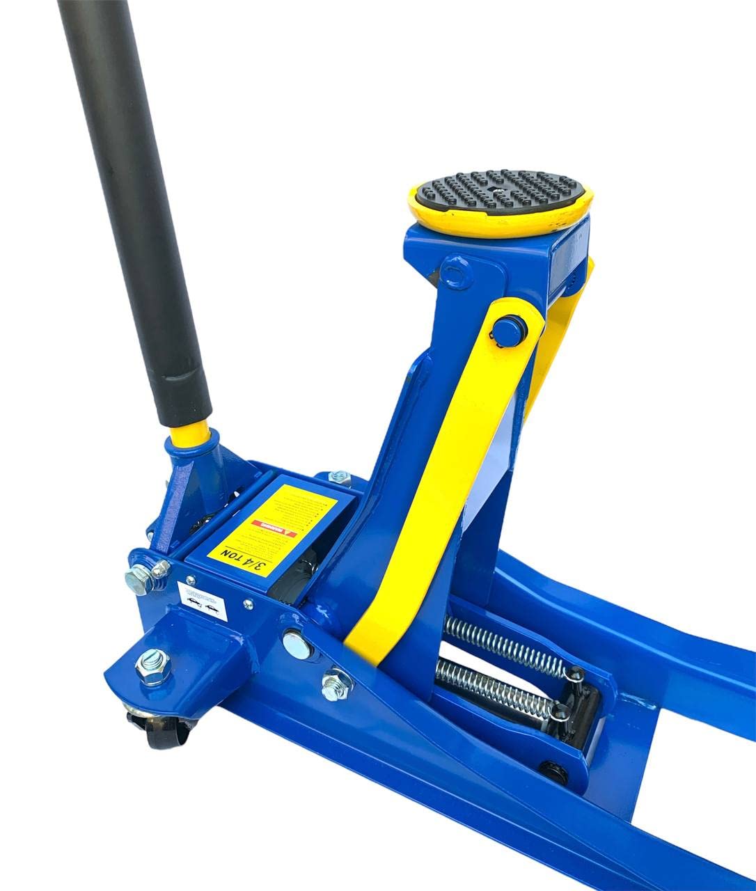 Crick Sollevatore Auto Martinetto Idraulico 4 Tonnellate Cric 4 Ton Professionale per Auto Assetto Basso Ribassato ruote bidirezionali a cuscinetto per veicoli, auto alzata doppio pistone