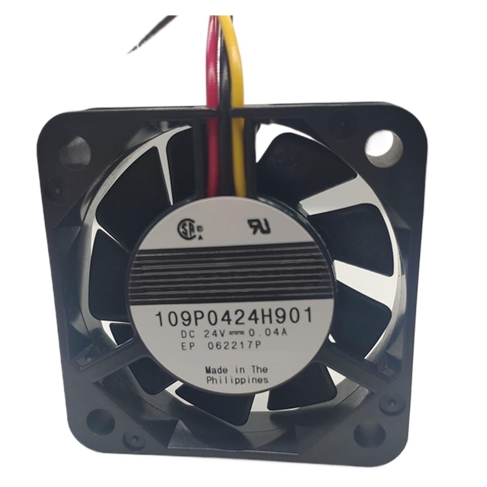 PEQYUACTE Cooling Fan 109P0424H901 DC 24V 0.04A 0.96W 6200RPM 4cm 4010 40X40X10MM 3-Wire