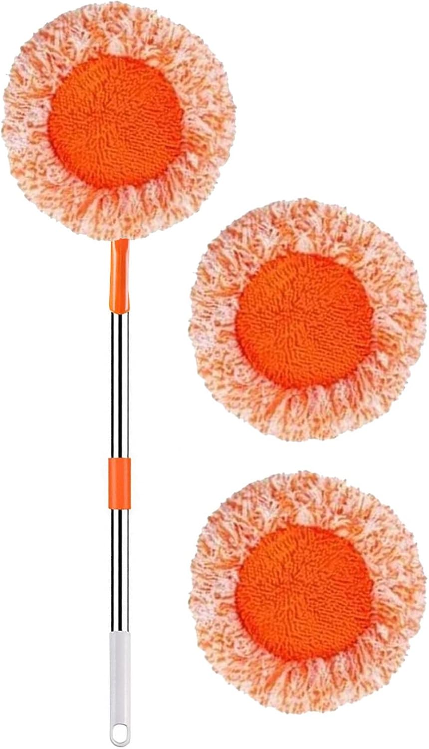 Cleaning Mop 360 Degree Rotatable Adjustable Microfiber Extendable Wall Cleaning Mop