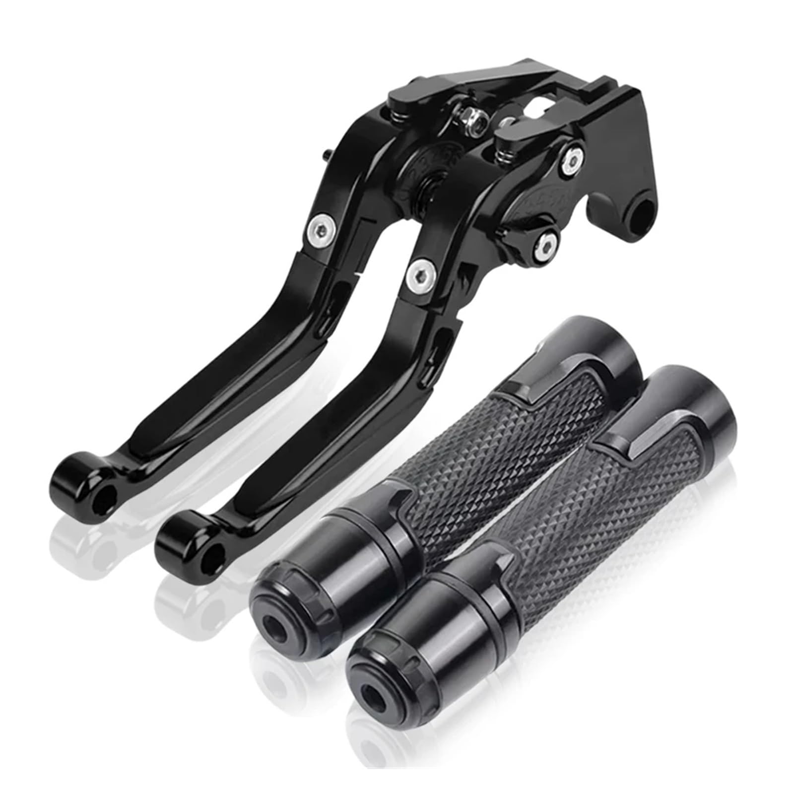 Wfsowxdm Black Motorcycle Levers Brake Clutch Handle Lever For Duc&Ati Hypermotard 950 / Sp 2019-2020 Multistrada V4 1200 1260 Motorcycle Adjustable Brake Clutch Levers And Handbar Grips