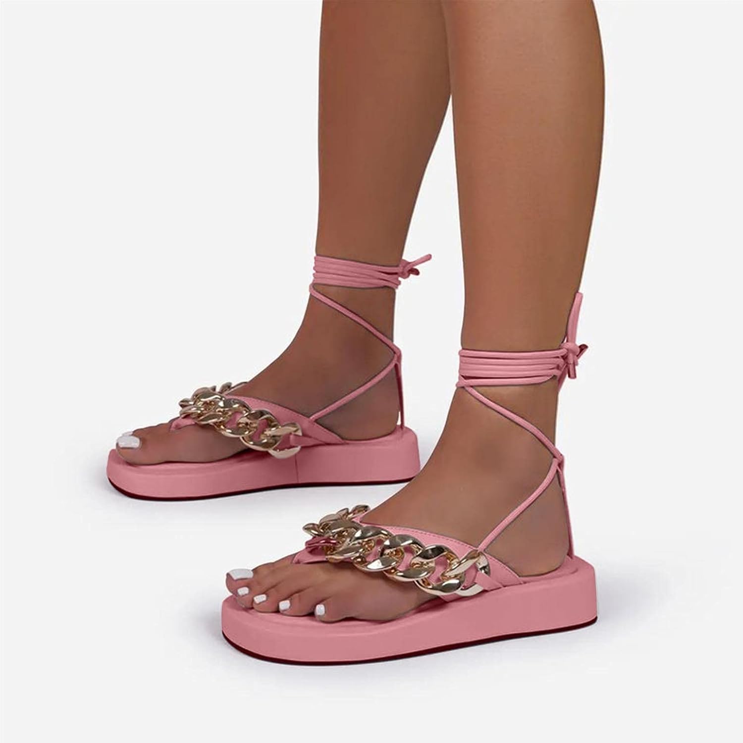 PLENTOP Flip Flop Sandals for Women Fashion Women's Casual Shoes Breathable Thick-Soled Indoor Outdoor Sandals : Patio, Lawn & Garden