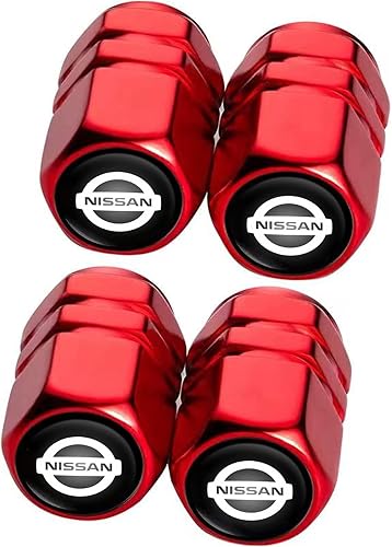SATZIG Compatible con la serie Nissan Tapón universal para válvula de neumático de automóvil, accesorios de automóvil para automóviles, SUV,