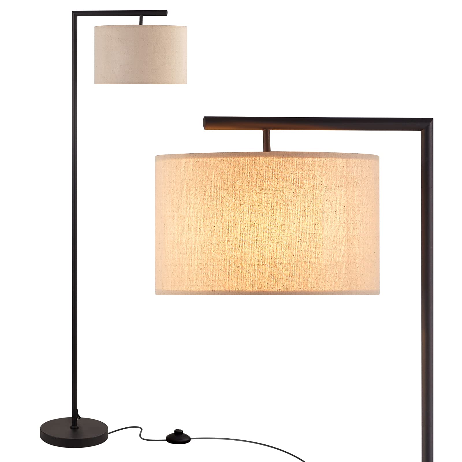 Buy Raexpectis Arc Floor Lamp LED Modern Floor Lamp with Linen Lamp