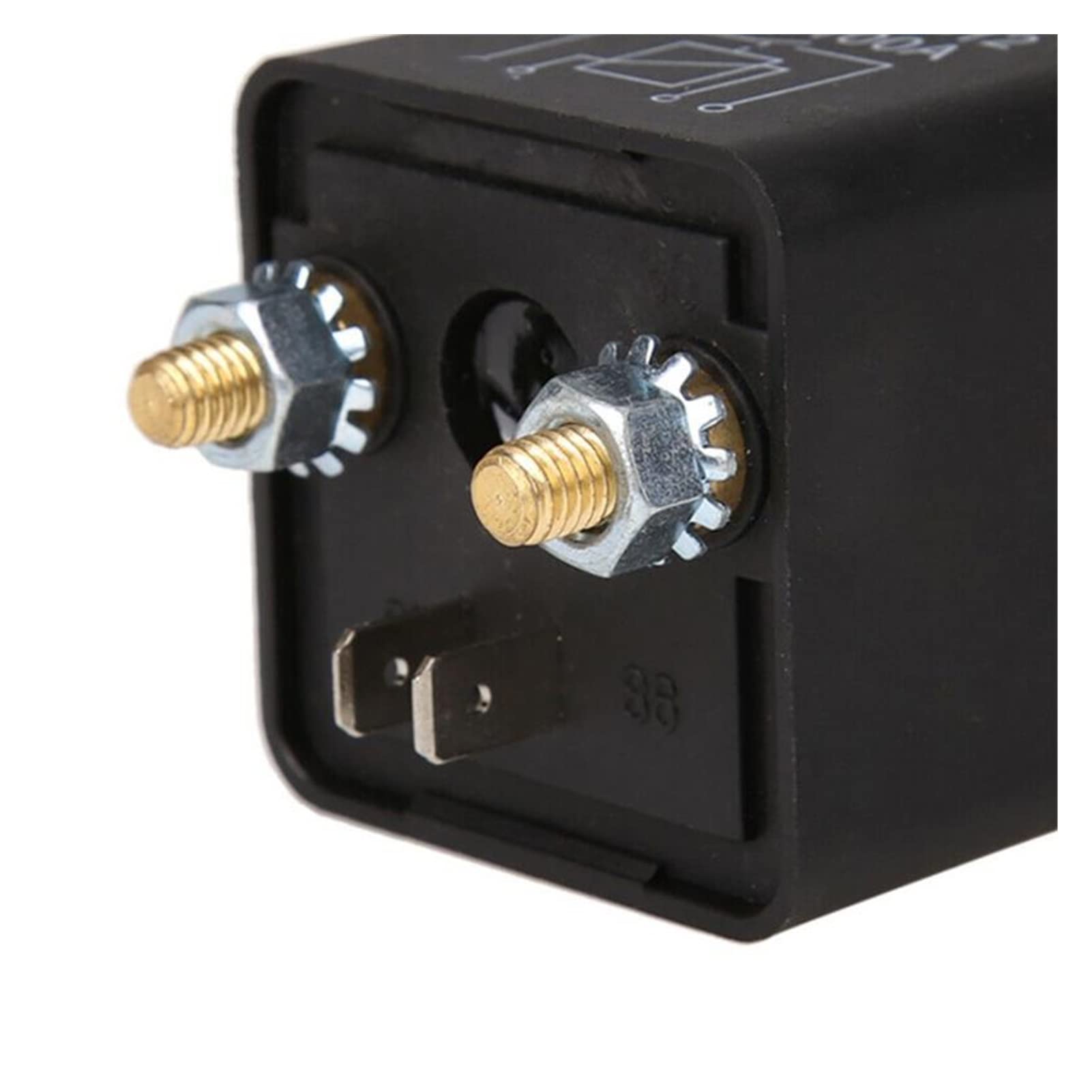 AMAZWI Commutateur Automobile de Type continu de Moteur de Camion de Relais de Voiture de Puissance élevée de 12V DC 200A