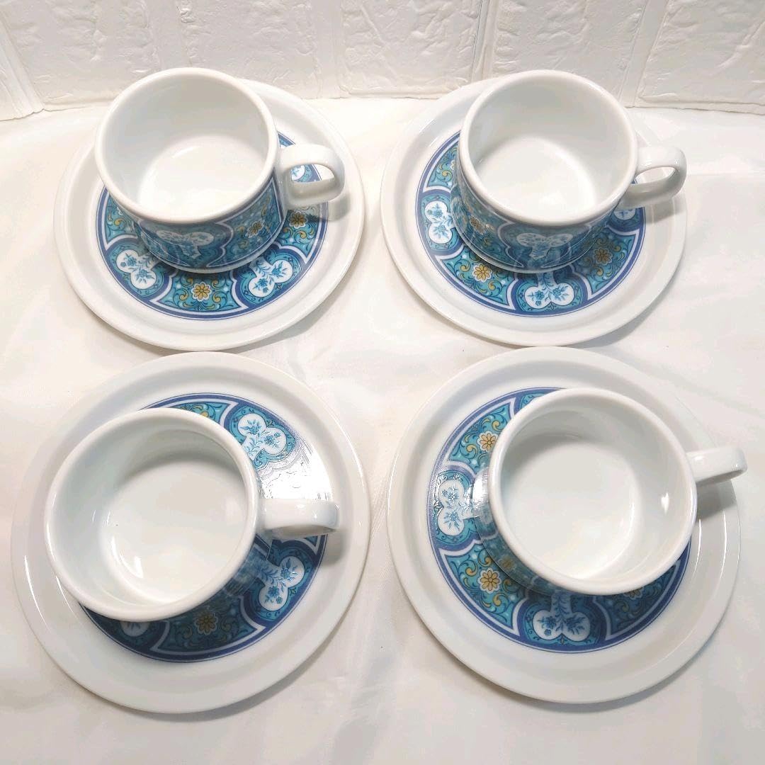 Amazon.co.jp: ノリタケ 昭和レトロ カップ＆ソーサー 4客
