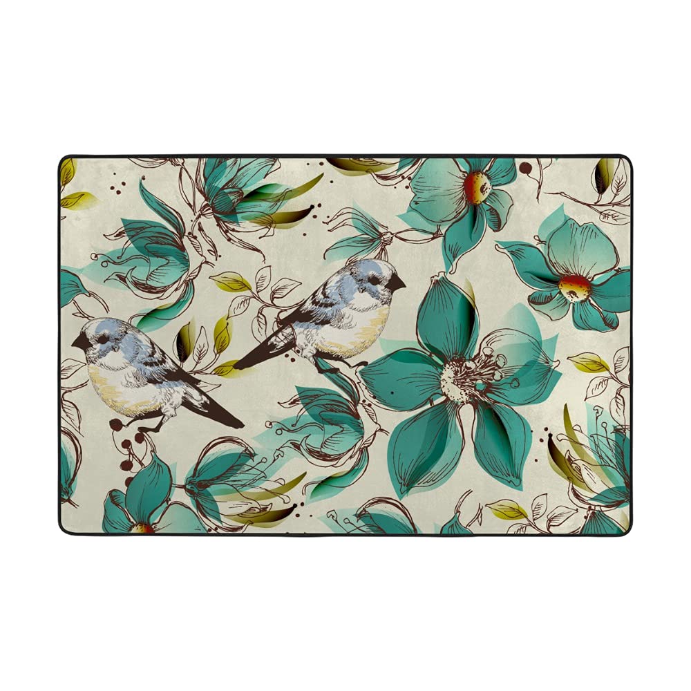 Tapis de sol vintage ultra doux sans perte de poils tapis de salon épais CHEHONG