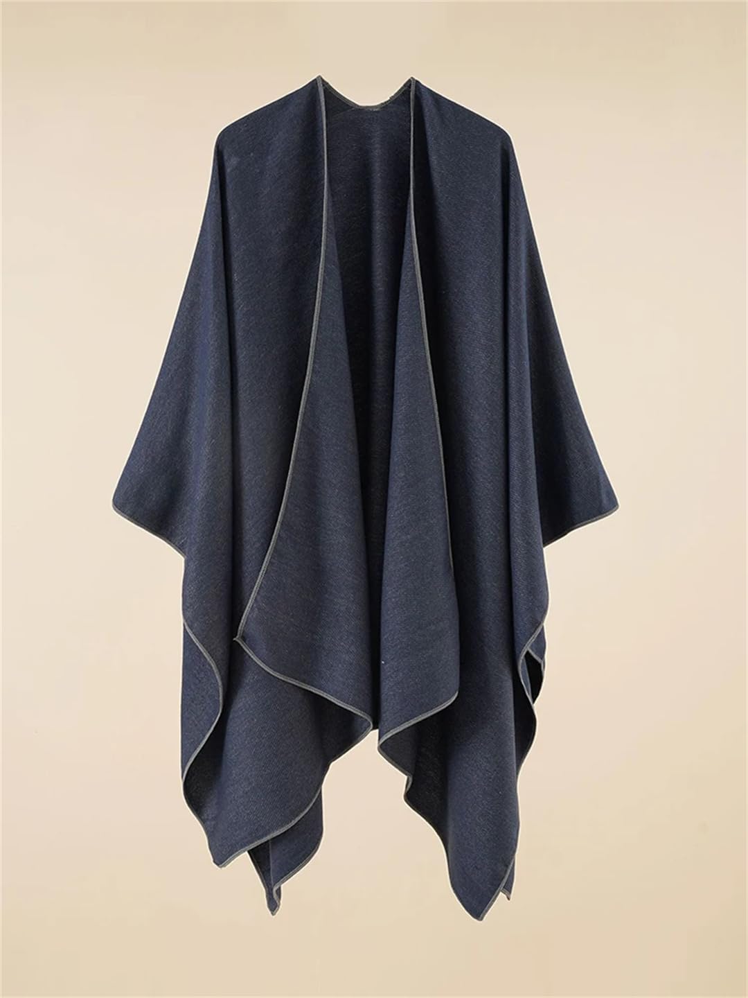 Disimlarl Sciarpa semplice da donna, poncho, scialli, scialli, cardigan casual
