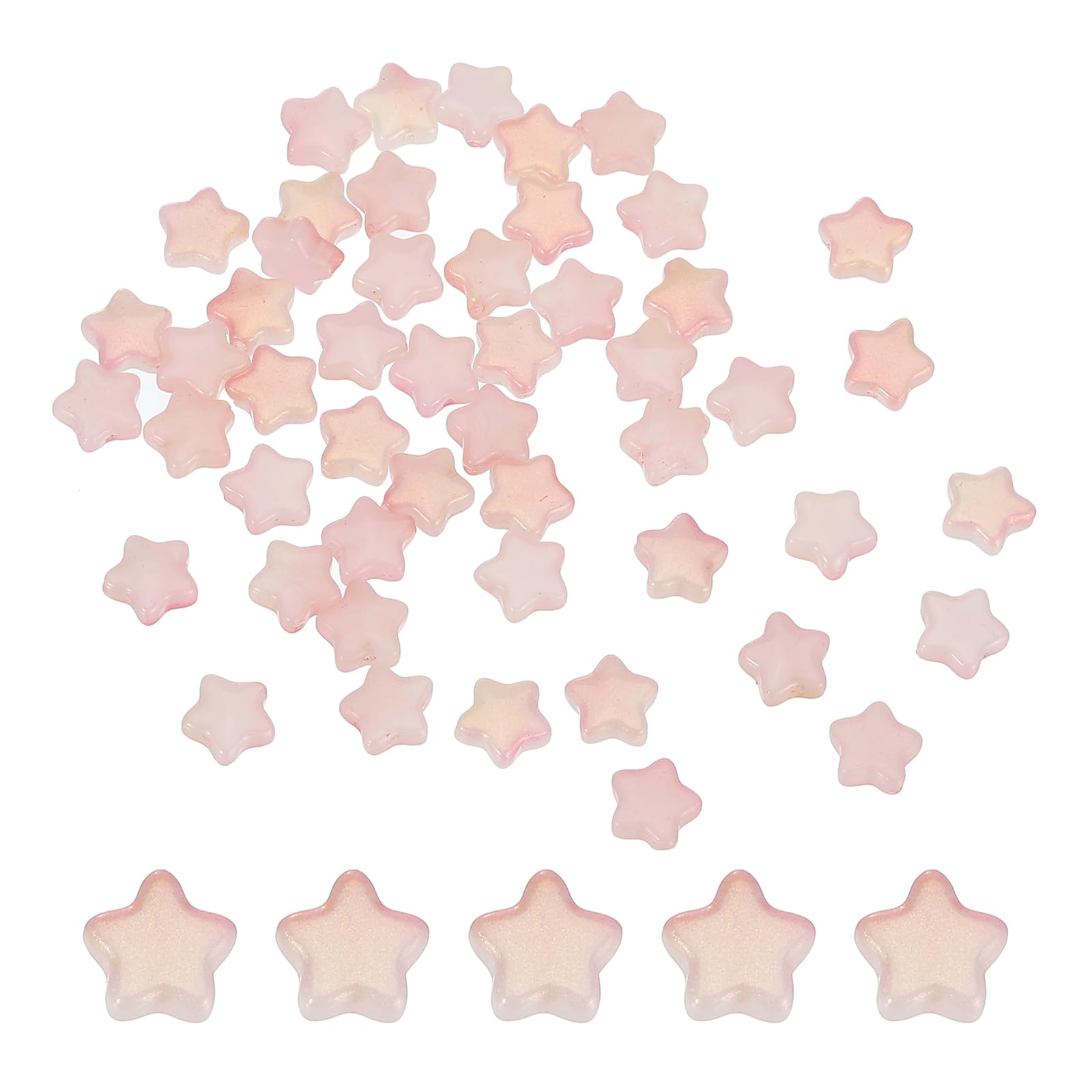 PATIKIL 8mm Crystal Star Beads