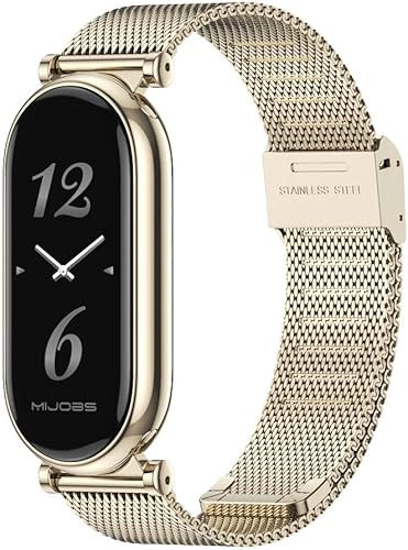 Miniatura 17 de MIJOBS Correa para Xiaomi Mi Band 10/9/8, Correa de Reemplazo Transpirable para Mi Fit Band 9, Correas de SmartWatch, Pulsera de Pulsera