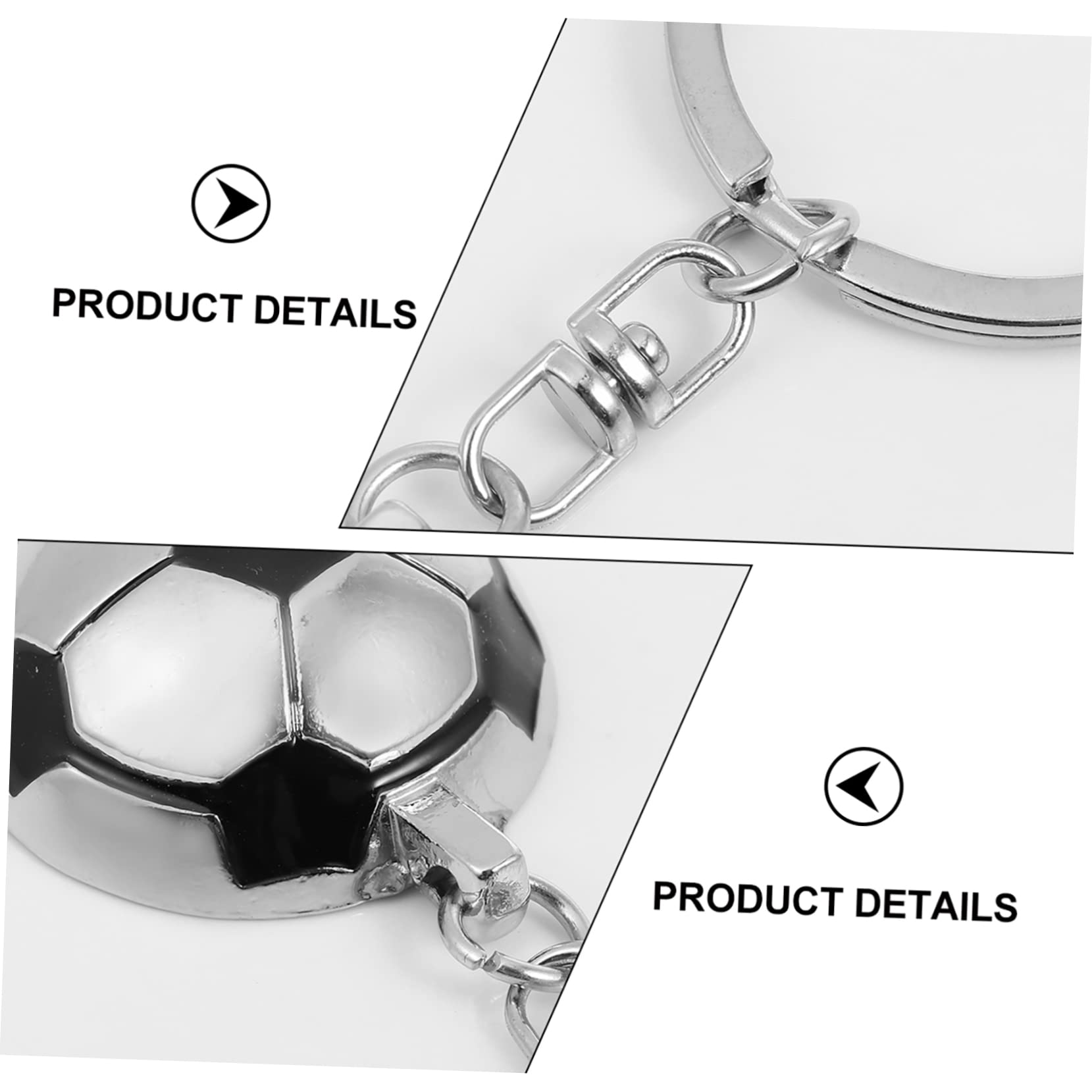 LIFKOME portachiavi borse taschen football portachaivi addobbi ciondolo chiave dell'auto ciondoli chiave di calcio regali per auto sacchettini bomboniere catena chiave