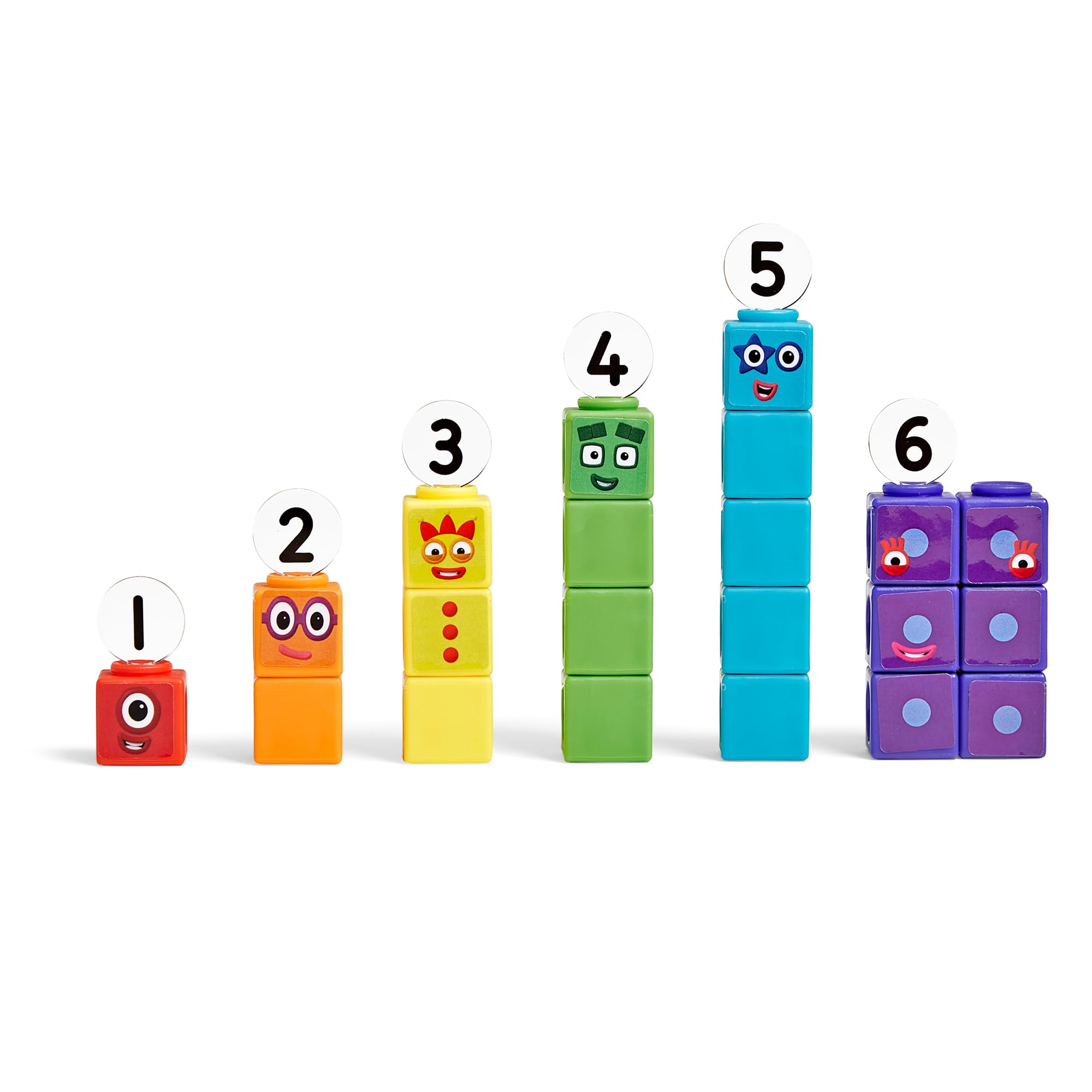 Learning Resources – Zestaw Numberblocks do zabawy w liczenie owiec z klockami MathLink, 3–6 lat, CBeebies, Zabawki matematyczne, owcza farma, EYFS, 10 ćwiczeń matematycznych w zestawie