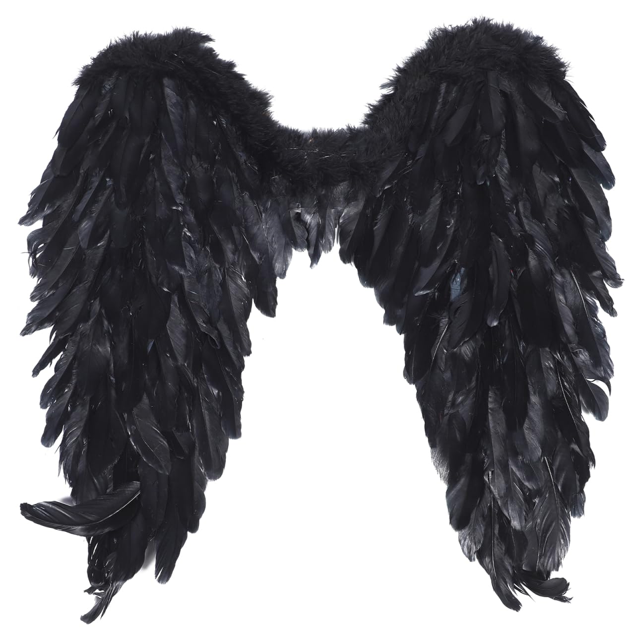 BESPORTBLE Angel Wing Decoration Wings for Christmas Party Costume Stage Performance Cosplay Prop 23.23X22.05In Black Fairy Adult Butterfly Cape Festival Light Up Flying Models Fancy Dress