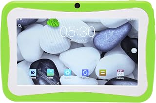 Kids Tablet, 7 Inch HD Display Tablet, Android 8.0 BT 5.0Tablet, 4GB 32GB Quad Core Children Tablet with 5500mAh Battery, Educational Apps WiFi Tablet for Boys Girls (Green)