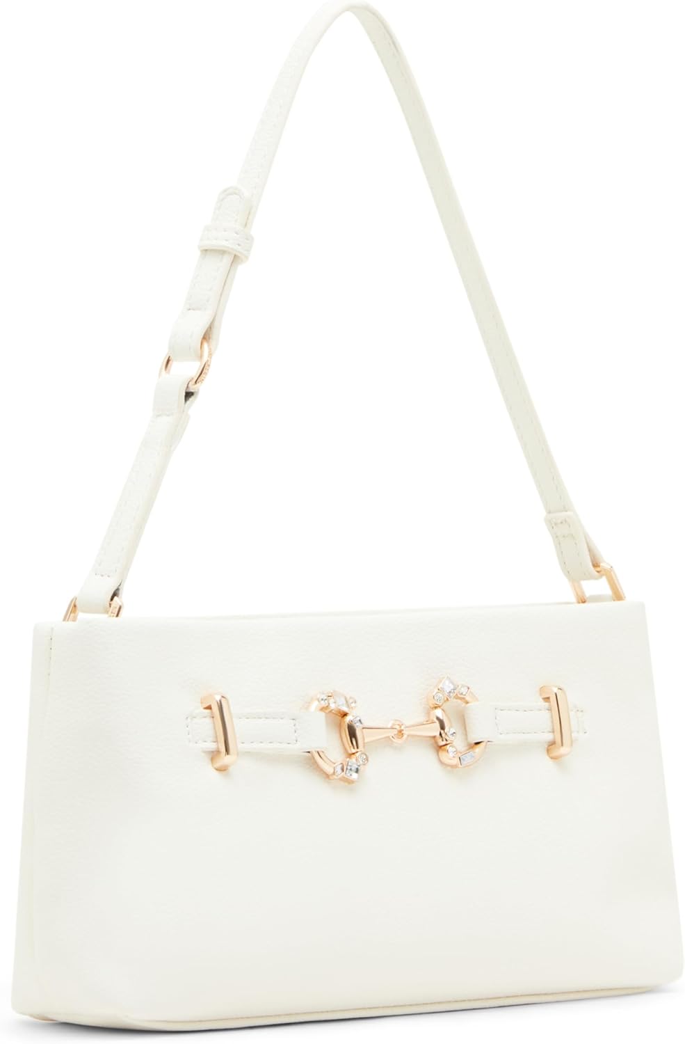 Anne Klein womens Anne Klein East West Crystal Horsebit Shoulder Bag - Image 5