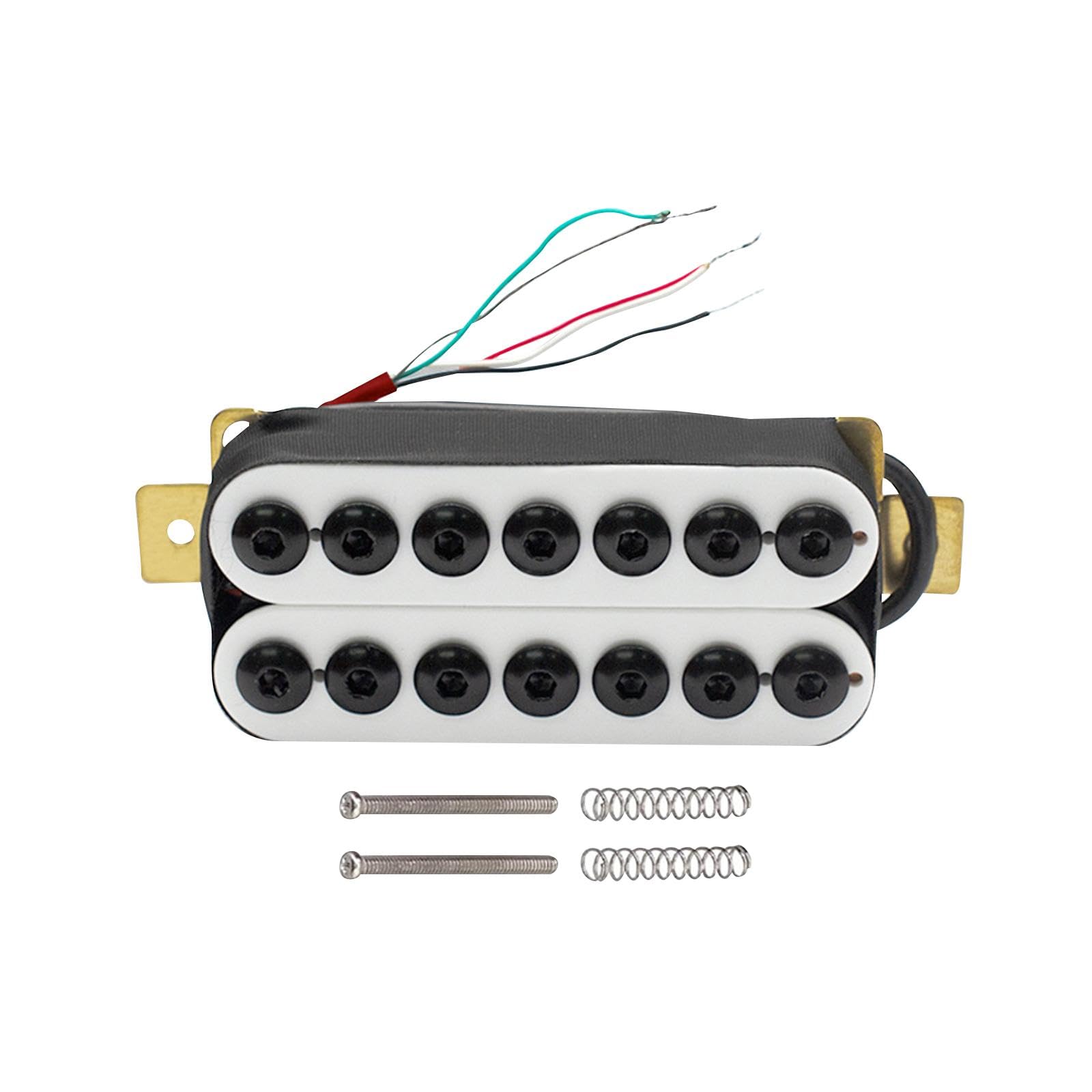 ATORSE™ Electric Guitar Pickup Double Coil 4P Prewired for 7 Strings Guitar Replaces Bridge White-image-5