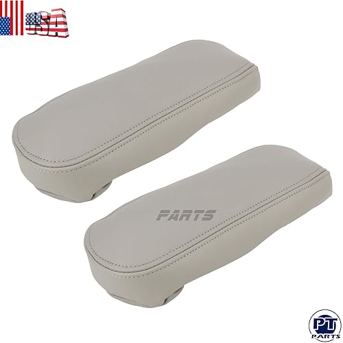 Miniatura 6 de 2X para Ford F250 F350 Excursion Lariat 1999-2007 Funda de cuero para reposabrazos de asiento gris 710412960488 Model_TRD-RST-10859