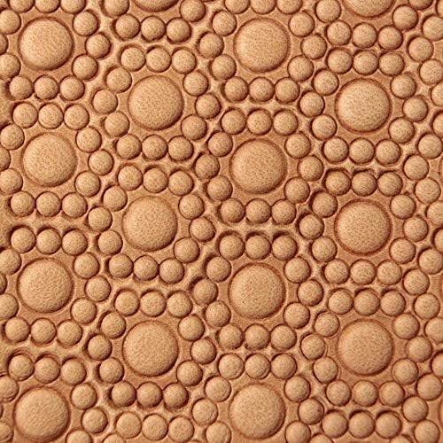 DandS ltd Leather Stamp Tool, Geometrical Dots, Professional Steel Craft Tool for Leatherworking, Embossing, Carving & Stamping Leather Projects, Belts & DIY Projects, Compatible with Mallet #315