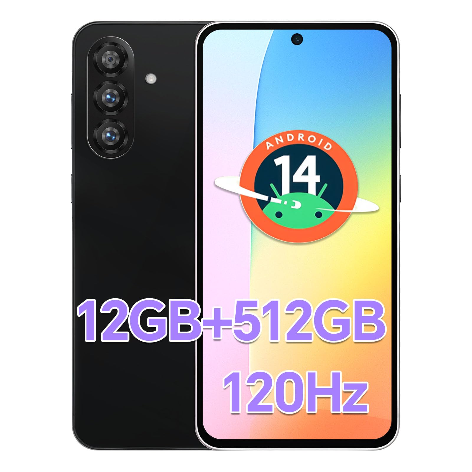 Amazon | lolhtvlol G56 Ultra Android 14 スマホ 12GB+512GB
