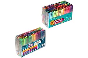 Unitystar 360 Pack Gel Pens Including 200 Glitter Gel Pens