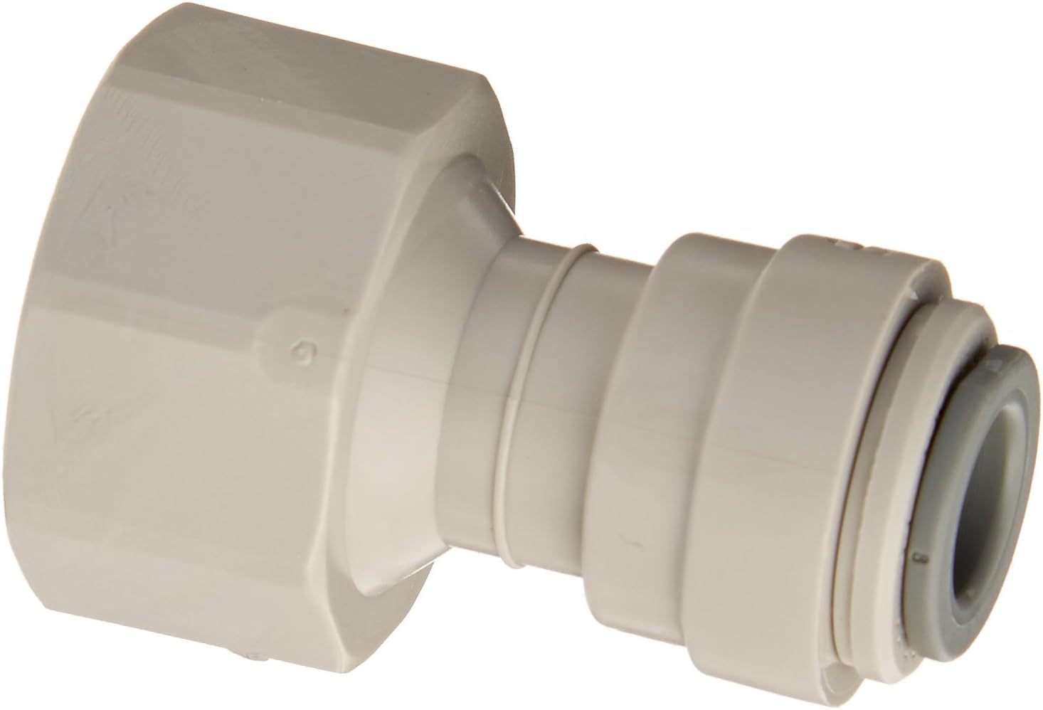 John Guest Female Adaptor 5/16 inch Tube OD x 1/2 inch BSP Thread Cone End (one Supplied)