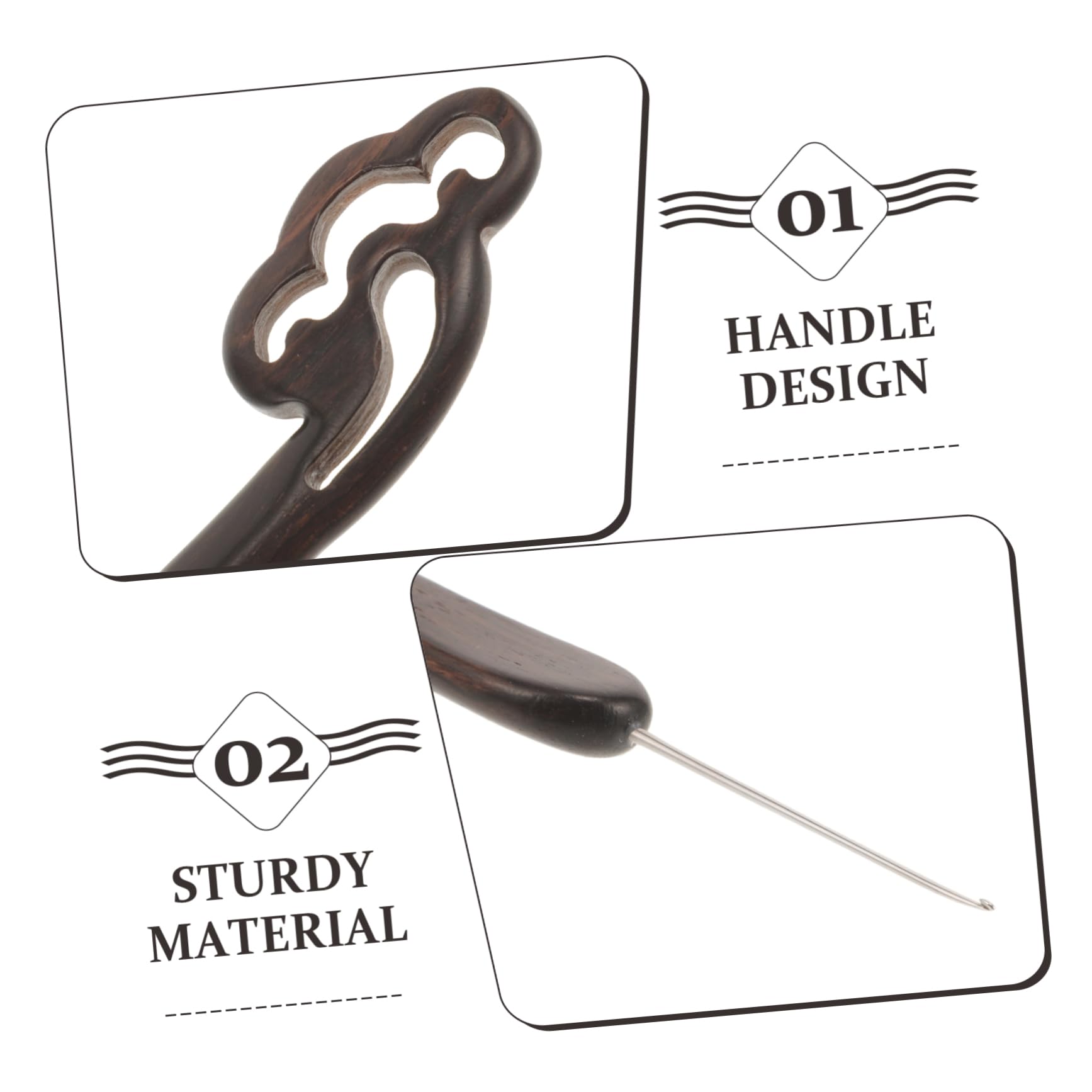 4piezas Agujas De Ganchillo Ergonomicas Para Tejer Kit Completo Para Principiantes y Expertos Manualidades