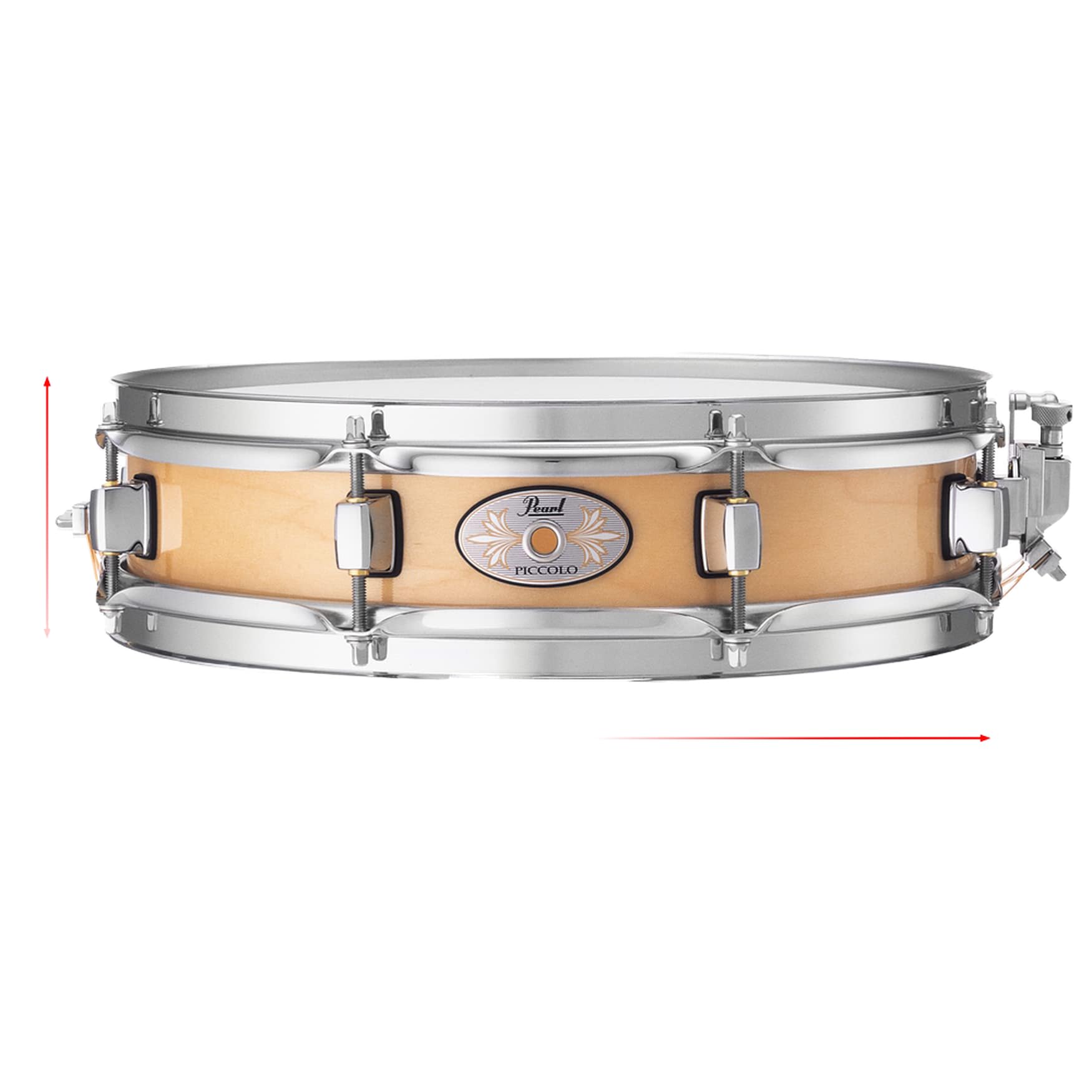 Amazon | Pearl M1330102 13 x 3 Inches Natural Finish Maple Piccolo 