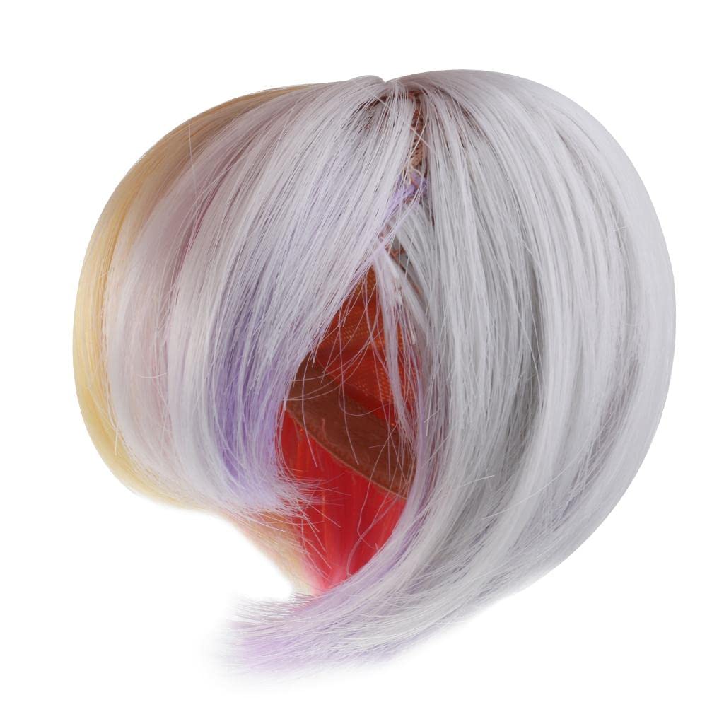 CALANDIS™ Dolls Short Wig Hair for 1/4 BJD SD Doll DIY Making Multicolored Gradient | Full Size, SD | Dollfie & BJDs | by Brand, Company, Character | Dolls-picture-32