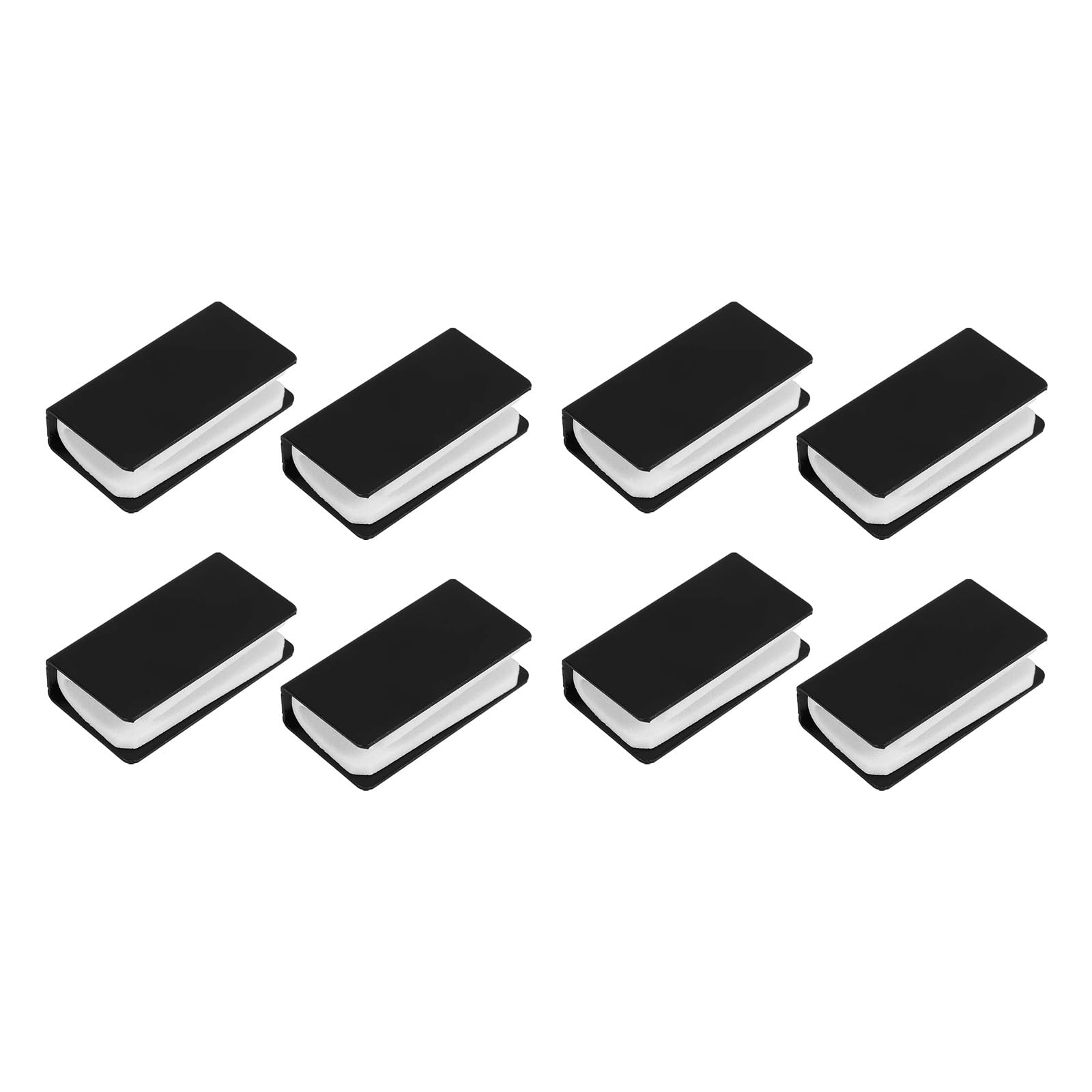 Strength Glass Door Fastener Anti Rusts Construction for Shower Enclosures and Shelving Units Commercial Display Cabinet Clamps