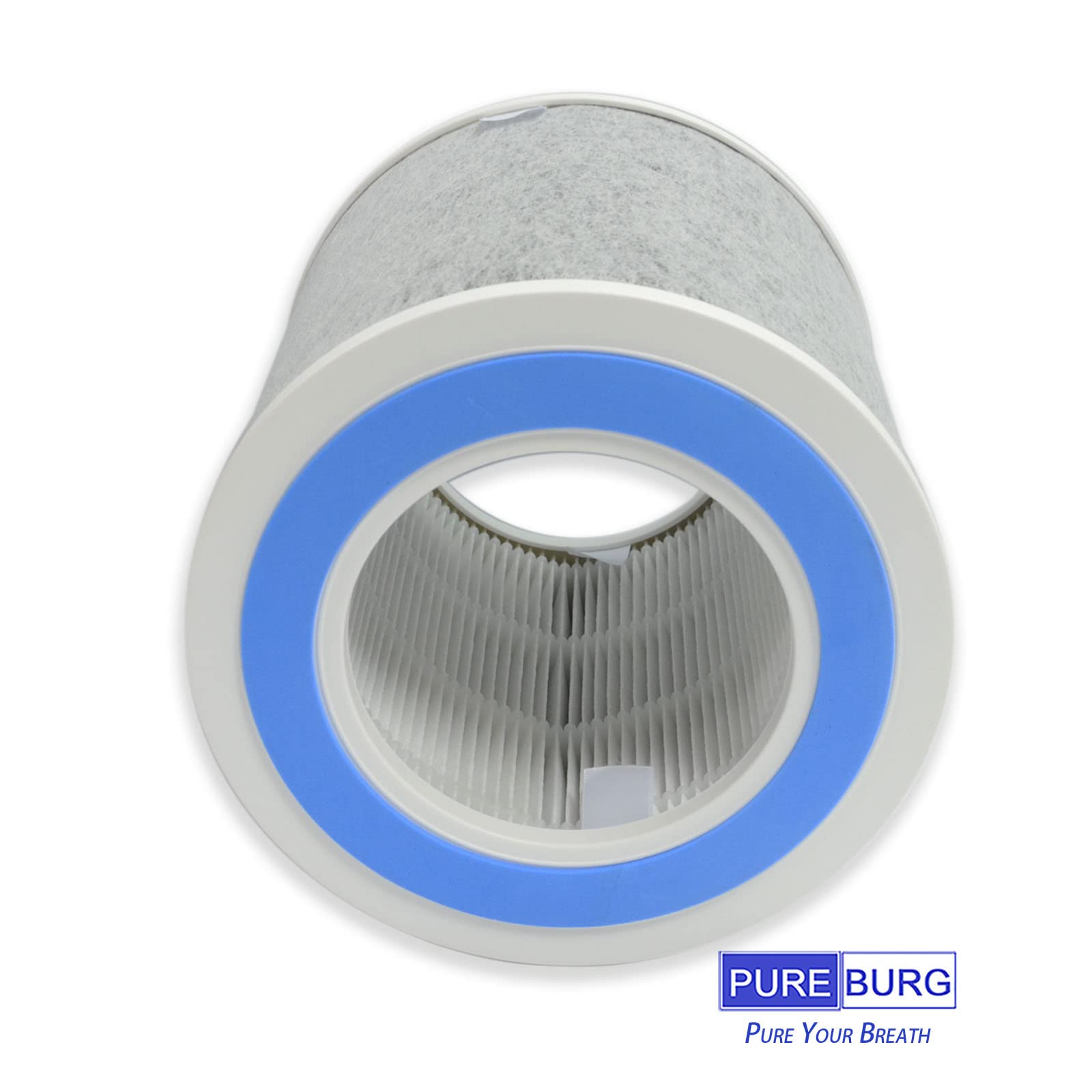 PUREBURG HP100 True HEPA Filtros de repuesto compatibles con purificadores de aire Shark HP100 HP102, serie 3 en 1 HC450 HC451 HC452, número de pieza HE1FKBAS, H13 filtración de 4 etapas, paquete de 2