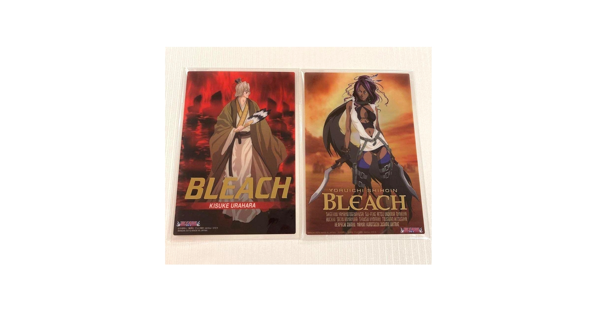 Amazon.co.jp: BLEACH ブリーチ 浦原喜助 夜一 クリアソウルプレート