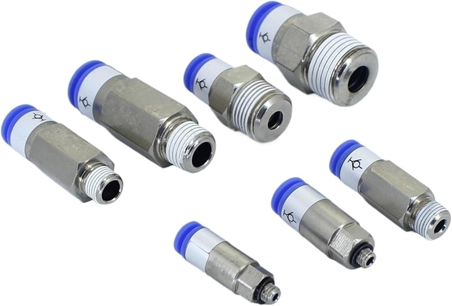 1PCS self-seal fitting KCH04-M5 KCH06-M5 KCH06-01S KCH06-02S KCH08-01S KCH08-02S KCH08-03S Pneumatic fitting(KCH 06-M5)